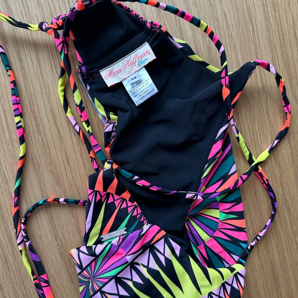 Mara Hoffman Geometric One-Piece Swimsuit